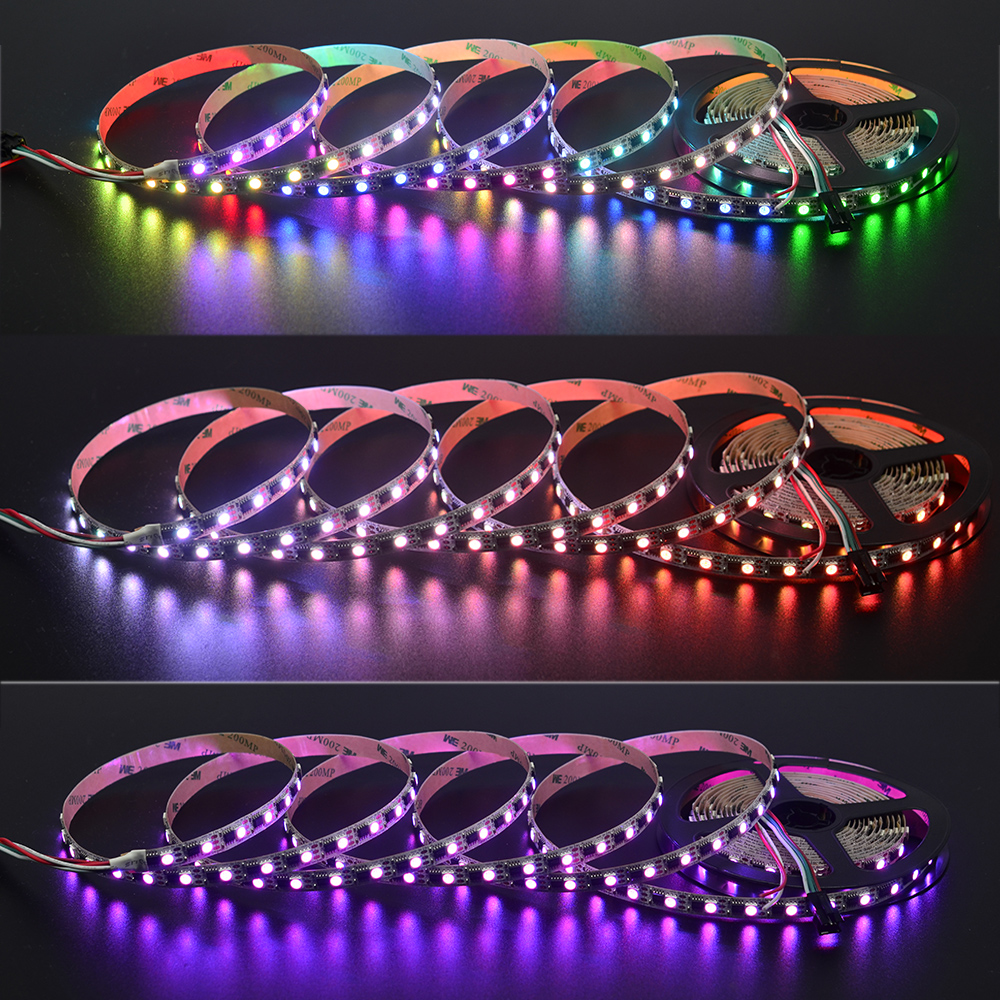 WS2811 5V Individually Addressable RGB Color Chase LED Strip 42LEDs/m WS2811 5V Individually Addressable RGB Color Chase LED Strip 42LEDs/m